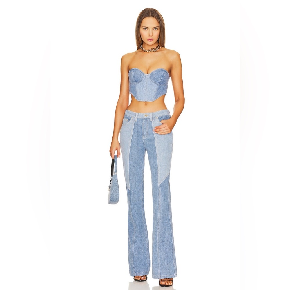 RETROFETE Rafael patchwork bootcut jeans - Picture 4 of 7